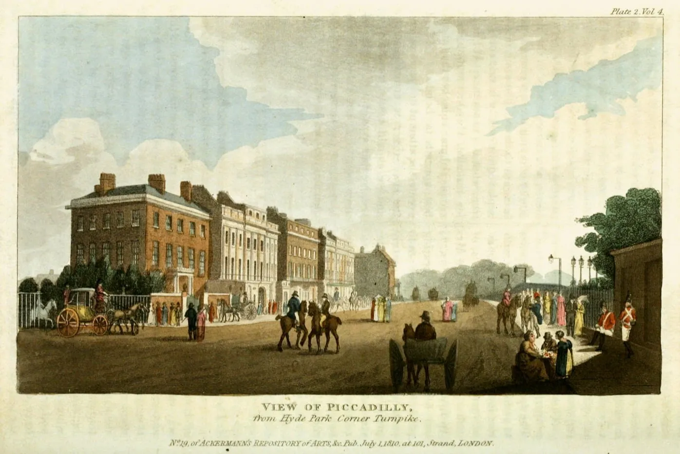 Piccadilly from Hyde Park Corner