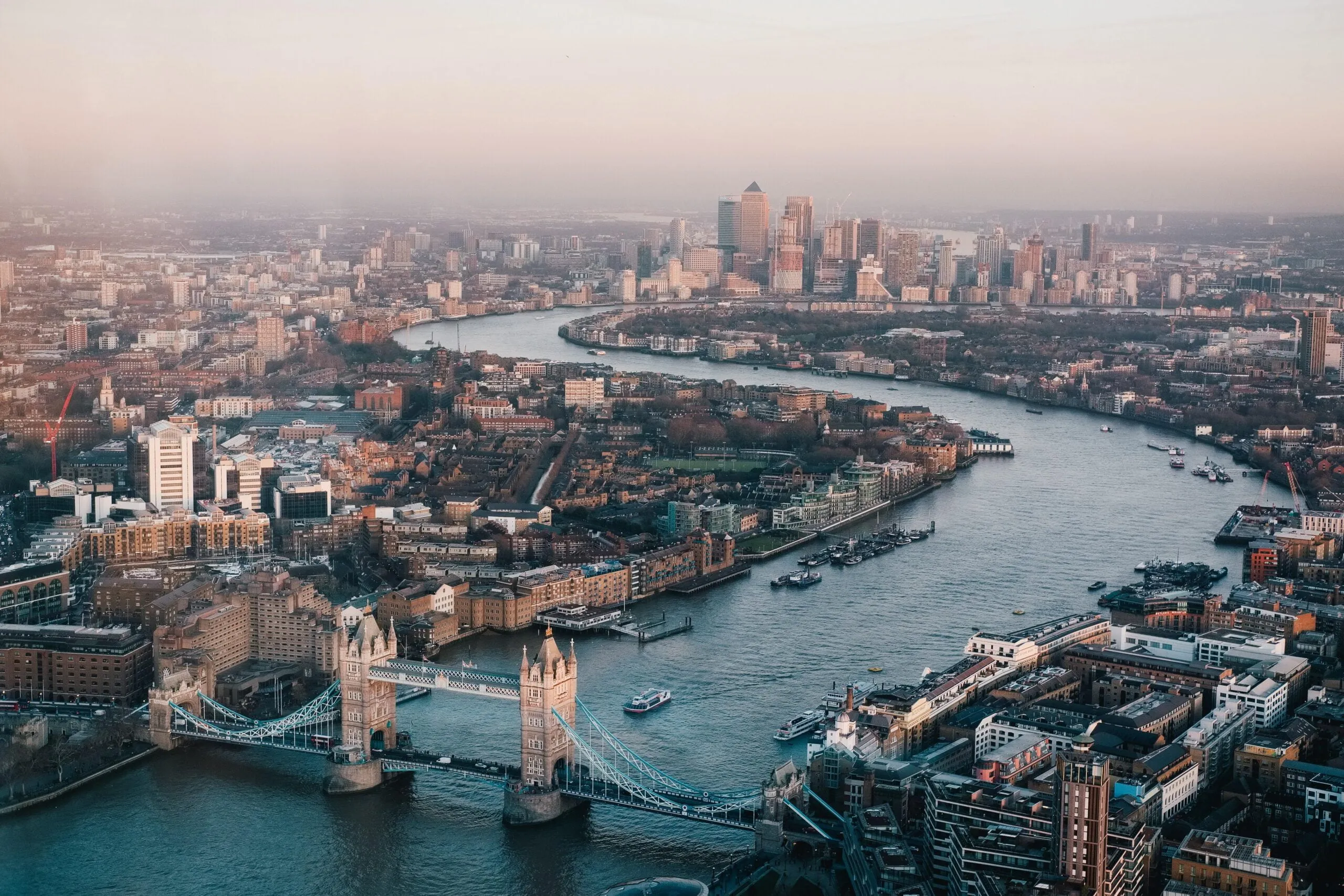 View over London from the Shard